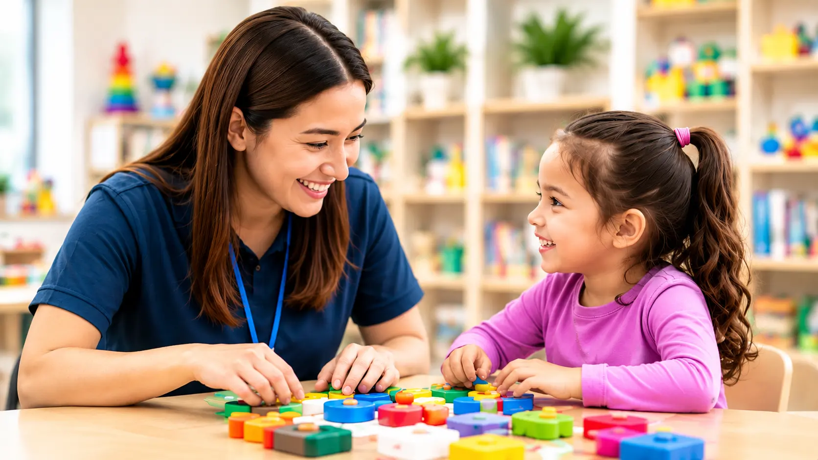 ABA therapy at daycare supporting children through play and learning